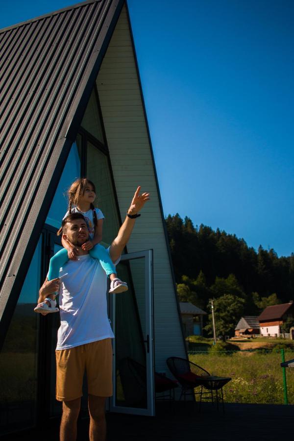 Mountains Hut Villa Mykulychyn Exterior foto